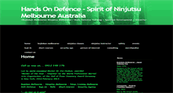 Desktop Screenshot of handsondefence-spiritofninjutsu.com
