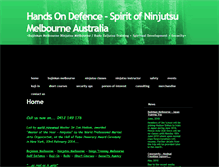 Tablet Screenshot of handsondefence-spiritofninjutsu.com